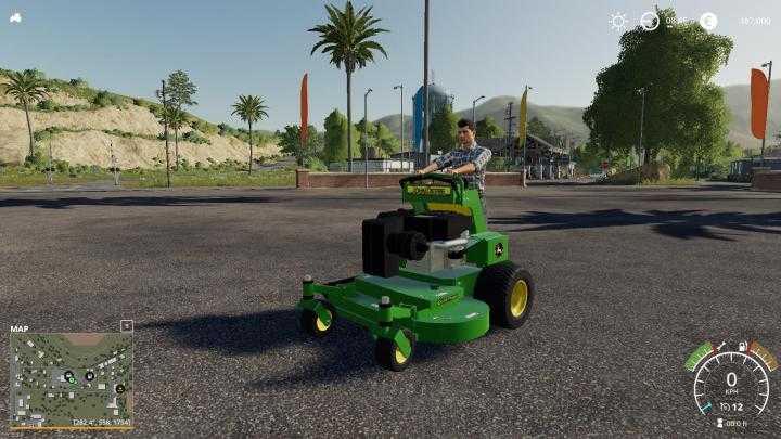 FS19 – John Deere Stand On Mower V1