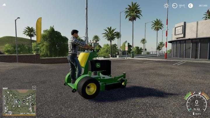 FS19 – John Deere Stand On Mower V1