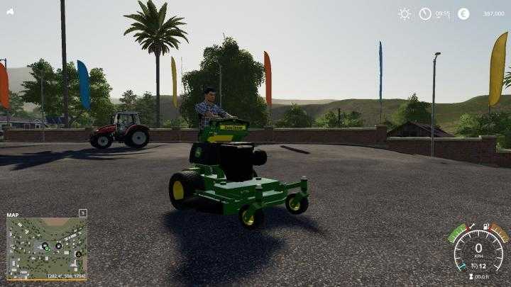 FS19 – John Deere Stand On Mower V1