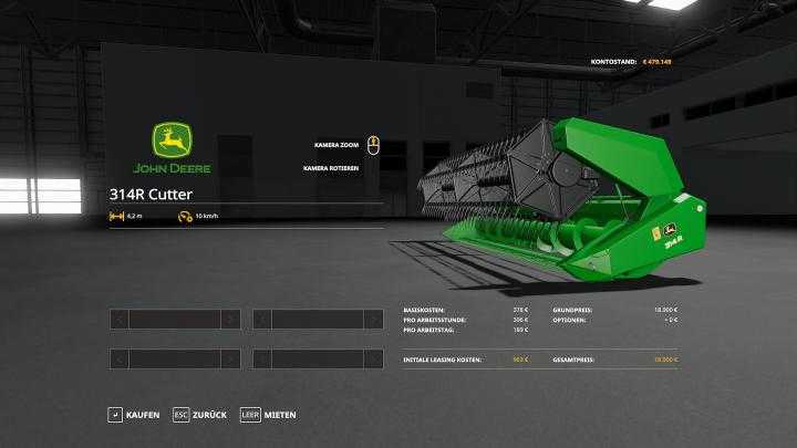 FS19 – John Deere W330 + 314R V1