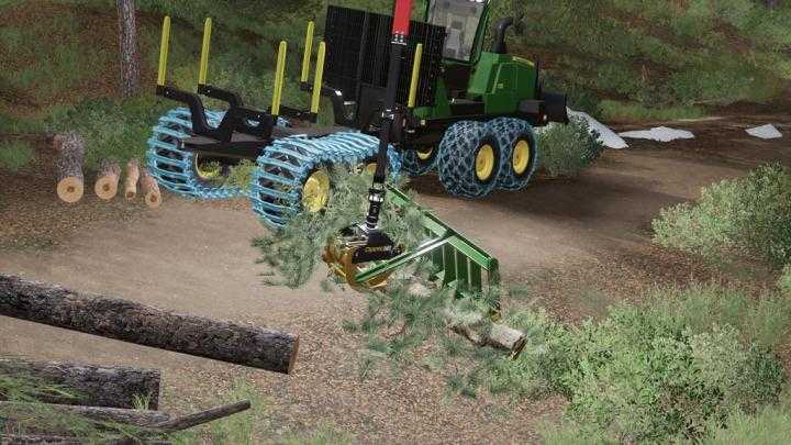 FS19 – Kirmag Tree Waste Rake V1