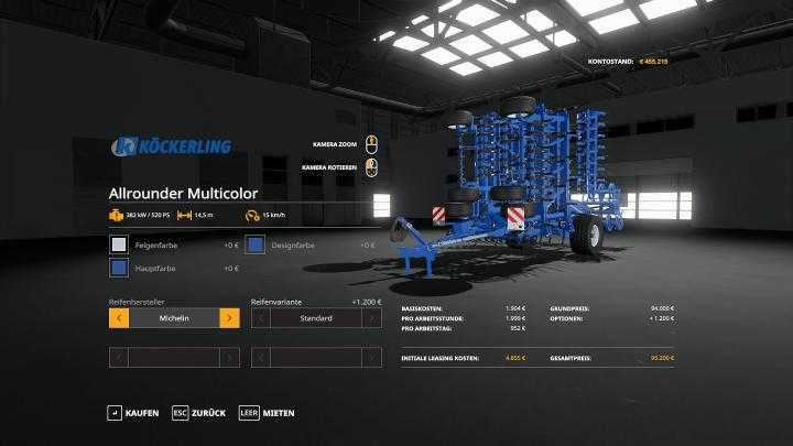 FS19 – Koeckerling Allrounder Mulicolor V1