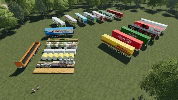 Kogel 51Ft Platform Semitrailer (Autoload) V1.1 FS19