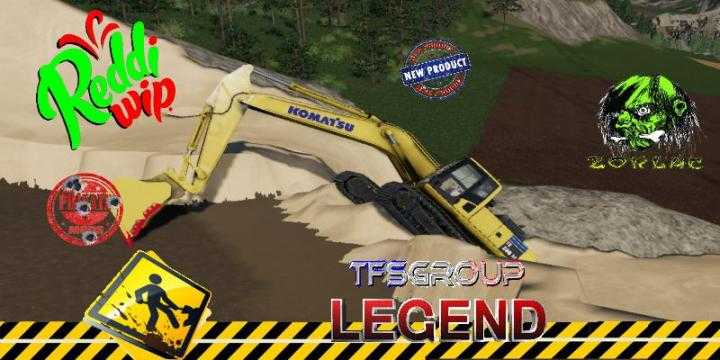 FS19 – Komatsu Pc600 Lc V1.5