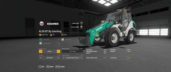 FS19 – Kramer Kl30.8T V1.0.0.2