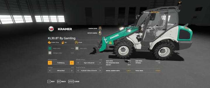 FS19 – Kramer Kl30.8T V1.0.0.2