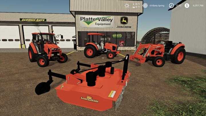 FS19 – Kubota Compact Tractor Pack V1