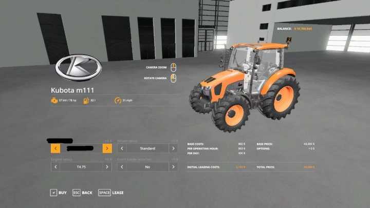 Kubota M5111 V1.0 FS19