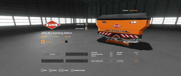 FS19 – Kuhn Axis 40.2 Gamling Edition V1.0.0.4