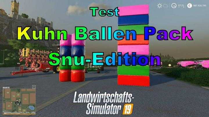 FS19 – Kuhn Bale Pack Snu Edition V1