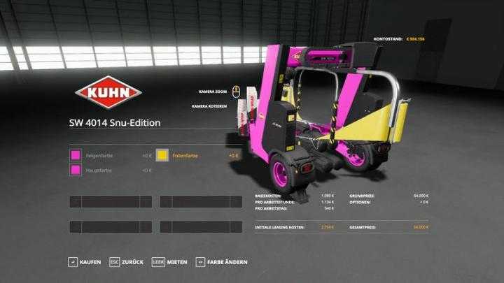 FS19 – Kuhn Bale Pack Snu Edition V1