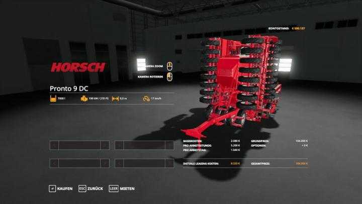 FS19 – Kuhn + Horsch Pack (Unpacked) V1