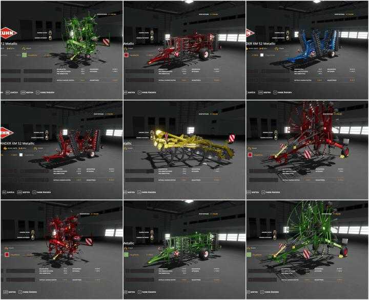 FS19 – Kuhn Pack Metallic Edit V1