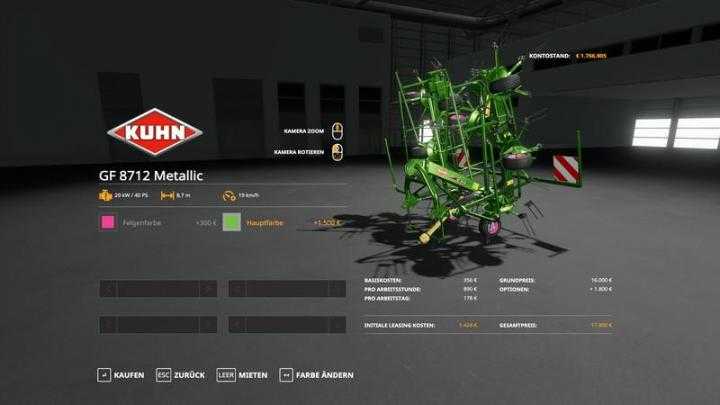 FS19 – Kuhn Pack Metallic Edit V1