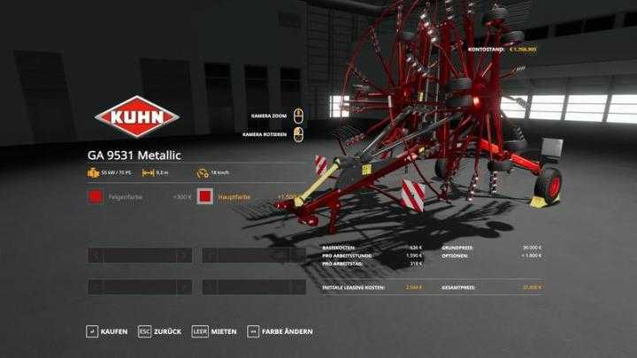 FS19 – Kuhn Pack Metallic Edit V1