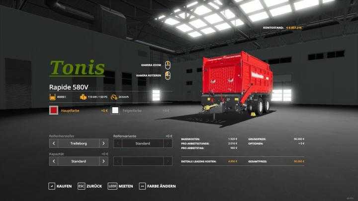 FS19 – Ladewagen Mit Mehr Volumen V1.3