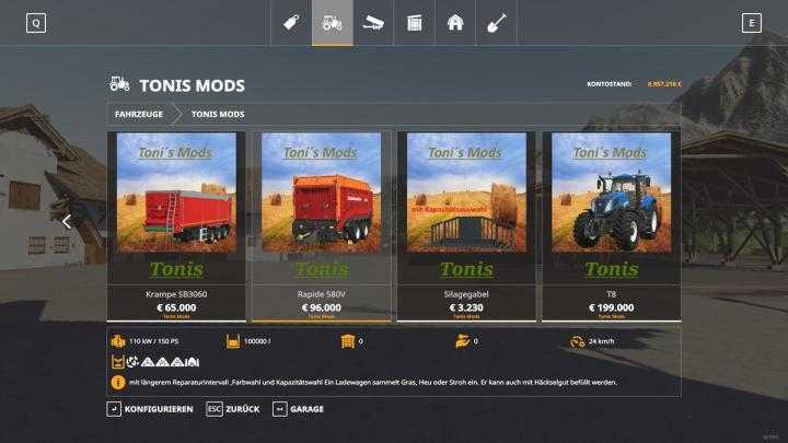 FS19 – Ladewagen Mit Mehr Volumen V1.3