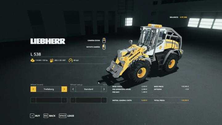 FS19 – Liebherr L-538 Forestrier V1