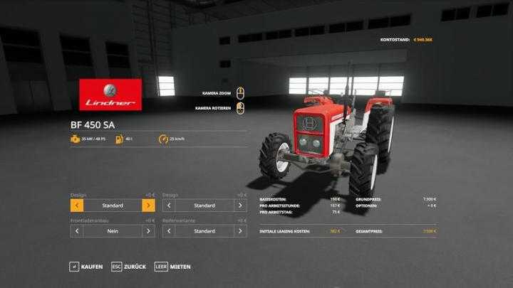 FS19 – Lindner Bf 450 Sa V1.2.1