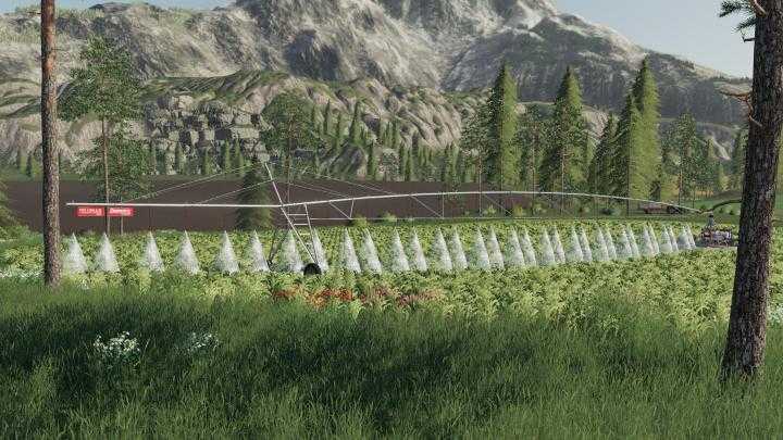 FS19 – Lindsay Zimmatic Pivot 68M Placeable V1