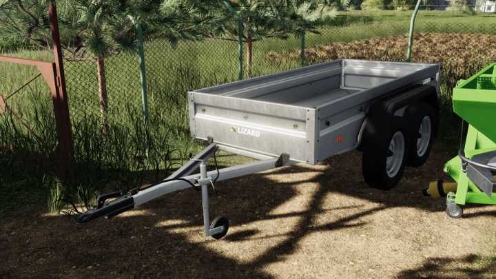 Lizard Car Trailer Tandem V1.1 FS19