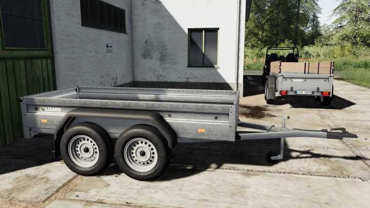 Lizard Car Trailer Tandem V1.1 FS19