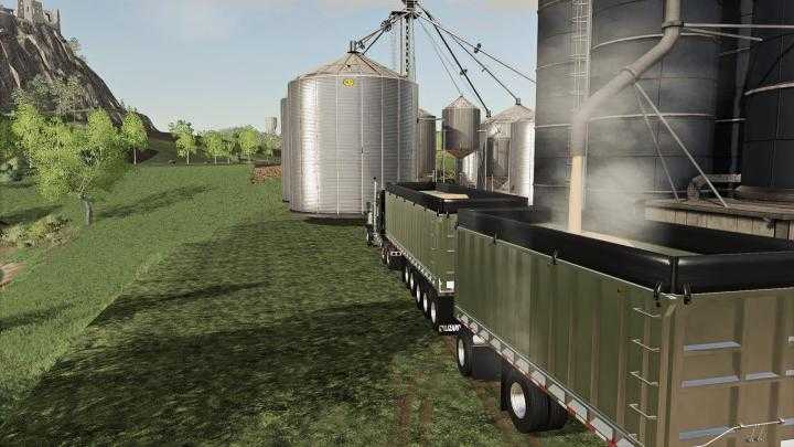 FS19 – Lizard End Dump Bulk Trailer + Pup Trailer V1.1