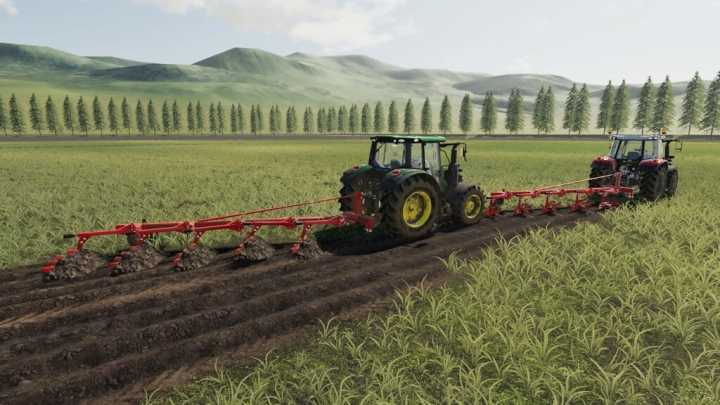 Lizard Famed 5 Spring Plow V1.0 FS19