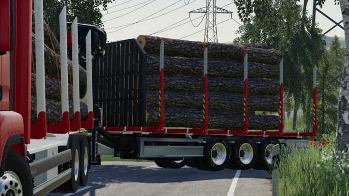 Lizard Short Wood Trailer Pack V1.0 FS19