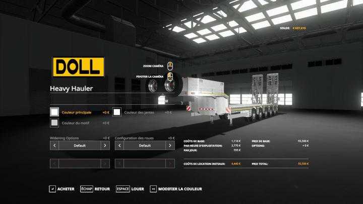 FS19 – Low Loader Doll Tfsg V1.5