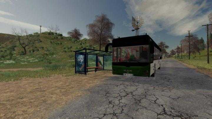 FS19 – Man Lions City Bus With Stop V1