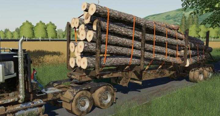 FS19 – Manac 45Ft Log Trailer V1