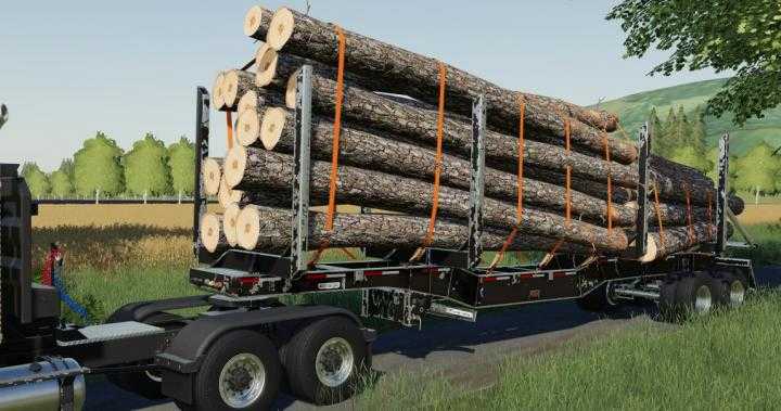 FS19 – Manac 45Ft Log Trailer V1