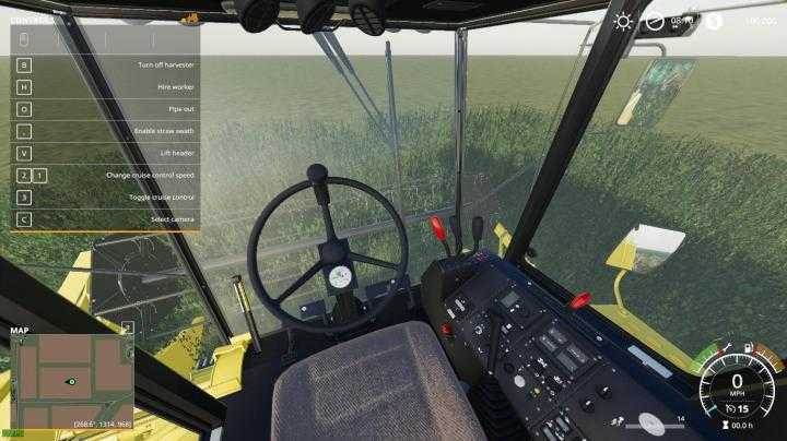 FS19 – Maptemplate With Working Crops V1