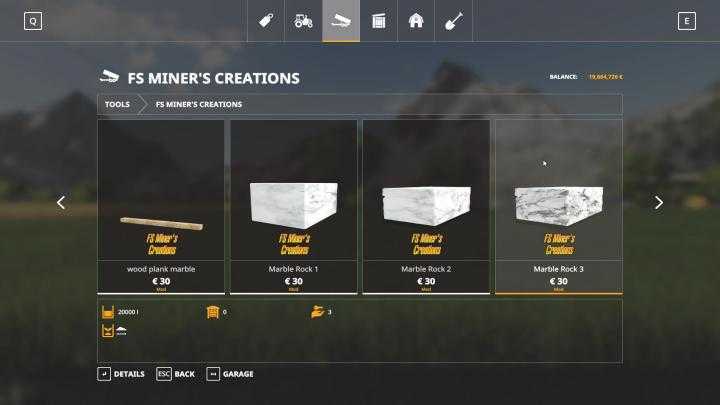 FS19 – Marble Mine Pack Beta V0.5