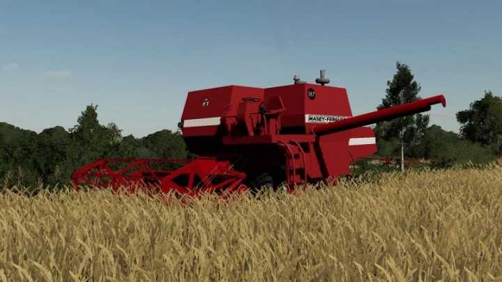 Massey Ferguson 187 Harvester V1.0 FS19