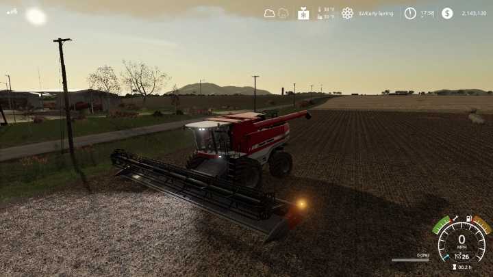 Massey Ferguson 9895 Combine V1.1 FS19