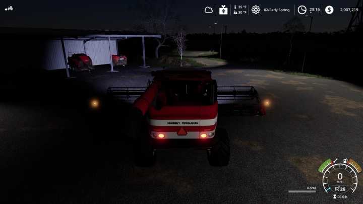 Massey Ferguson 9895 Combine V1.1 FS19