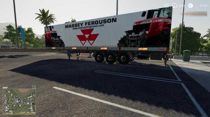 FS19 – Massey Ferguson Autoloader Trailer V1