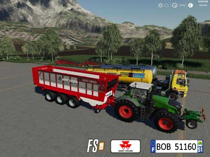 FS19 – Massey Ferguson Fr600Cv V1