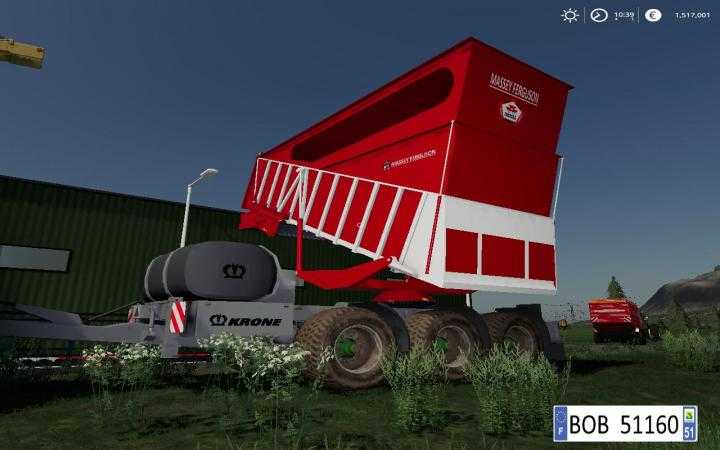 FS19 – Massey Ferguson Krone Cargo V1.0.0.1