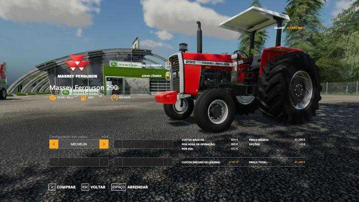 FS19 – Massey Ferguson Series 290 4X2 Series 4X4 V2.1