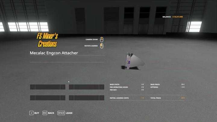 FS19 – Mecalac Engcon Attacher V0.7