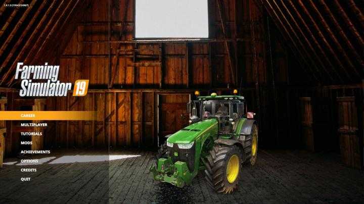 FS19 – Menu Background Barn Hq Fix V1.1