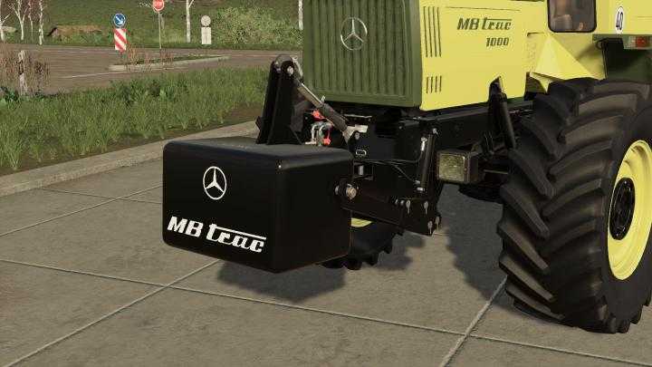 FS19 – Mercedes-Benz Trac Gewichte V1