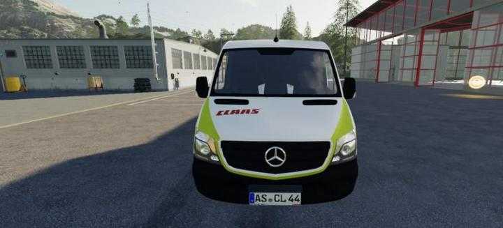 FS19 – Mercedes Sprinter Claas Service V1.5