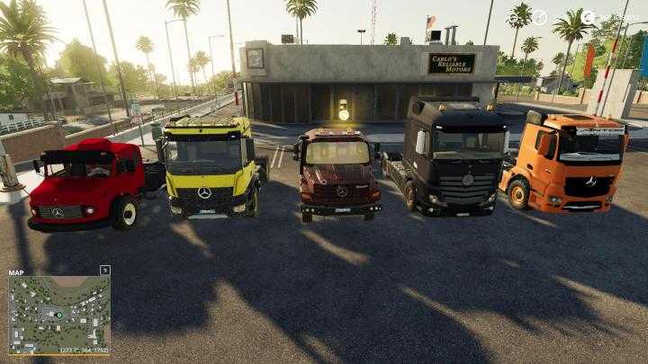 FS19 – Mercedes Trucks Pack V1