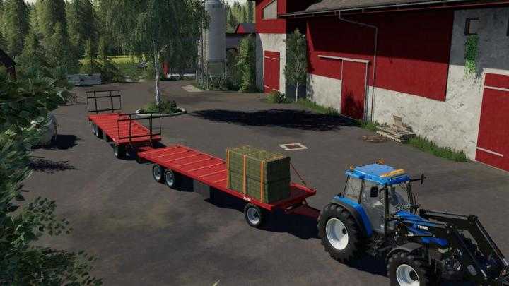 FS19 – Metsjo Bale Trailer V1