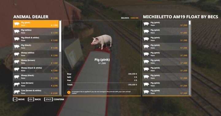 FS19 – Michieletto Am19 Float Trailer V1