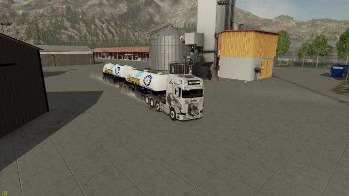 FS19 – Milk Trailer Semi Roadtrain V1.1